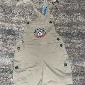 Vintage Rare Little Big Dog Overalls